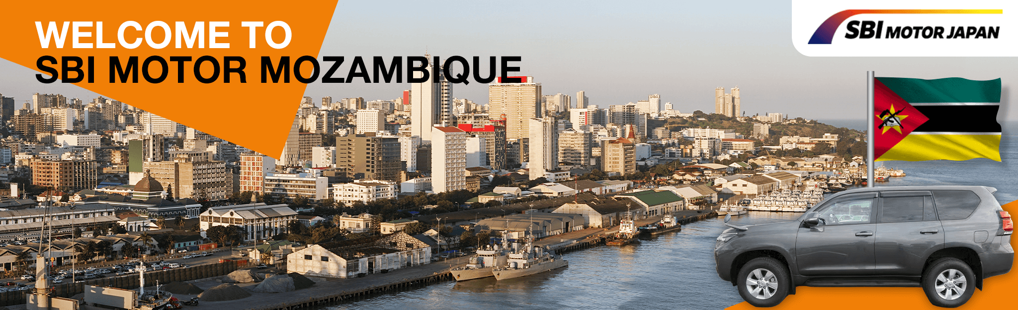 Welcome to SBI Mozambique. You can get local support in Mozambique! We offer sophisticated Japanese used cars.